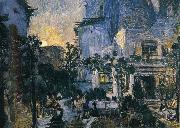 Alexander Yakovlevich GOLOVIN Design oil painting